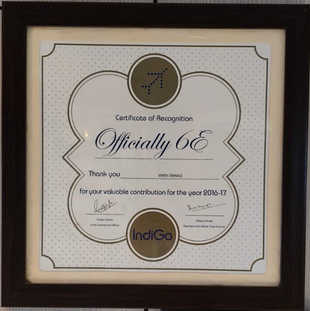 IndiGo Award (2016-17)